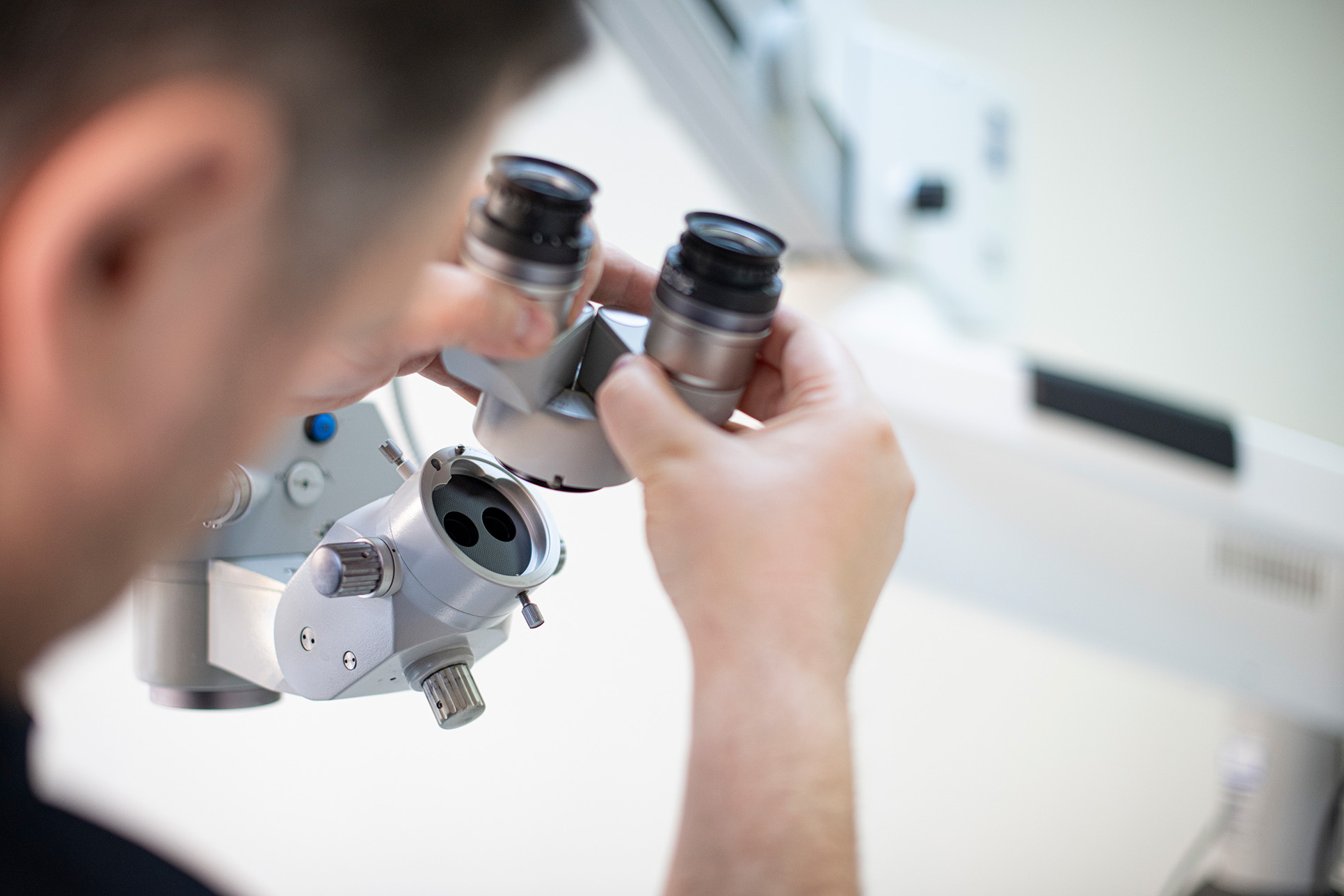 physician in lab